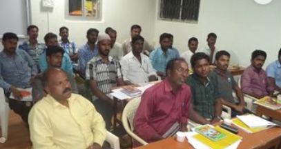 CAI Arabic training session at TVS Automobiles, August 2014